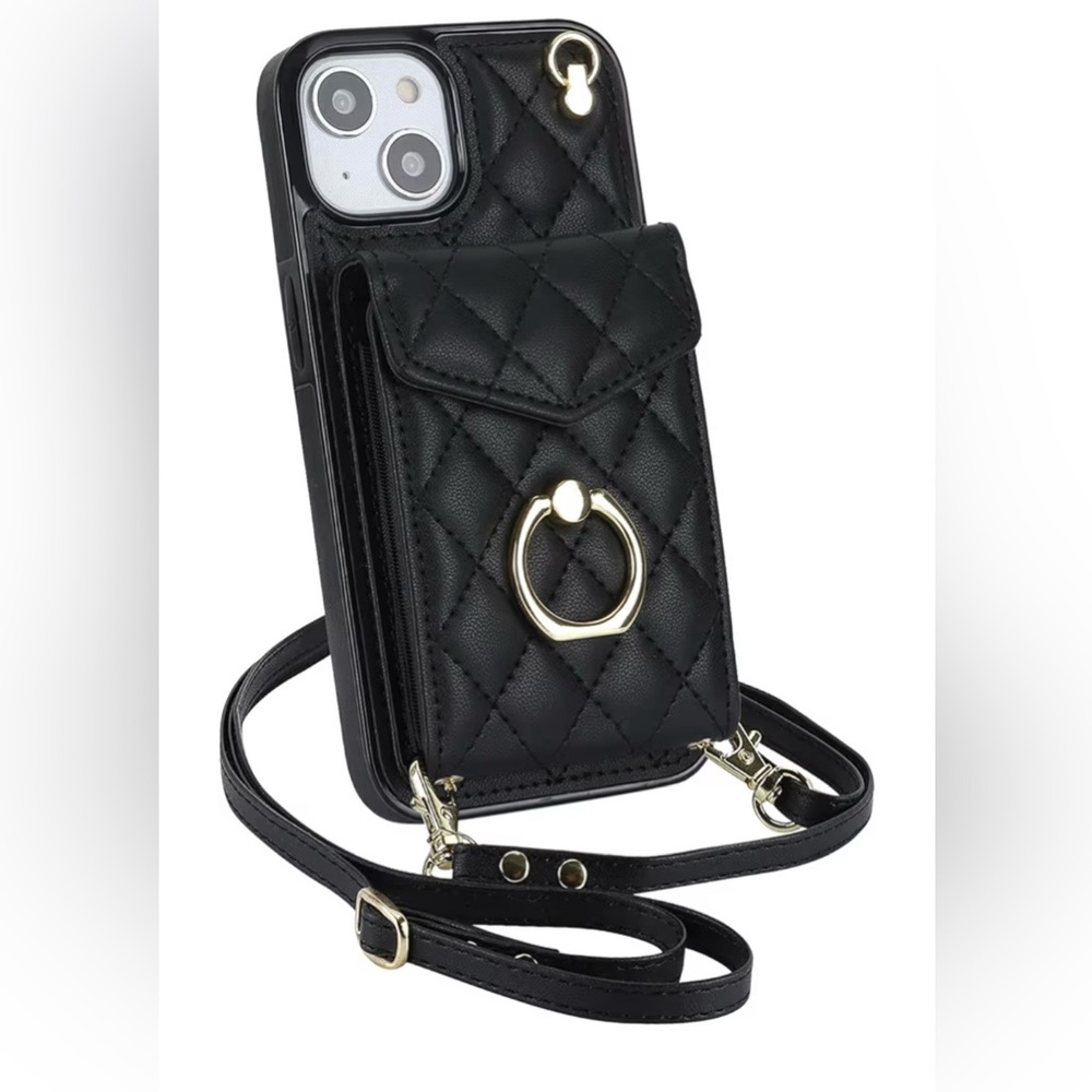 iPhone 16 Pro Black Quilted Phone Case